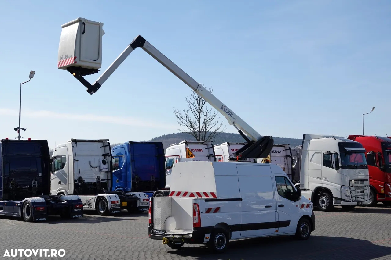 Renault MASTER / BASKET LIFT - 10 metri / 2021 / TABLA + LIFT / DUPA CONTRACTUL DE SERVICE / - 9