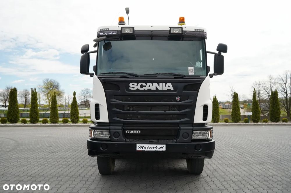 Scania G 480 / 8x4 / WYWROTKA / HYDROBURTA / BORDMATIC / MANUAL - 17