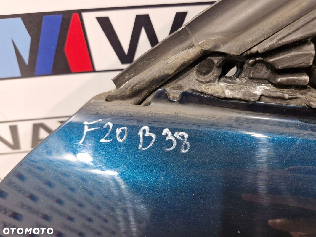 BMW F20 DRZWI LEWY PRZÓD PRZEDNIE LEWE B38 MIDNIGHT BLUE KOMPLETNE - 5