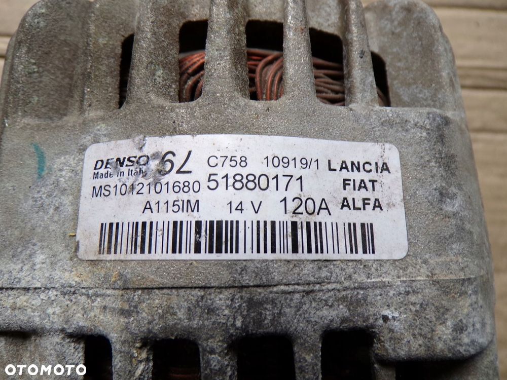 ALTERNATOR FIAT TIPO 500 1.2 1.4 51880171 - 4
