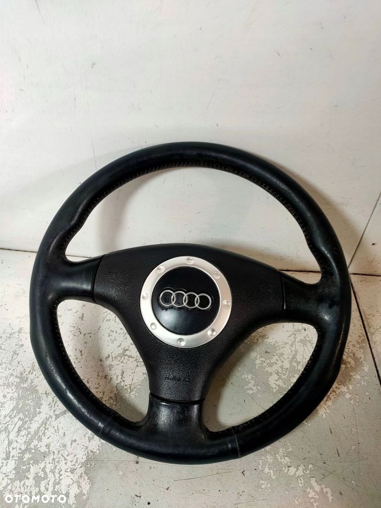 kierownica audi tt 8n czarna skóra - 1