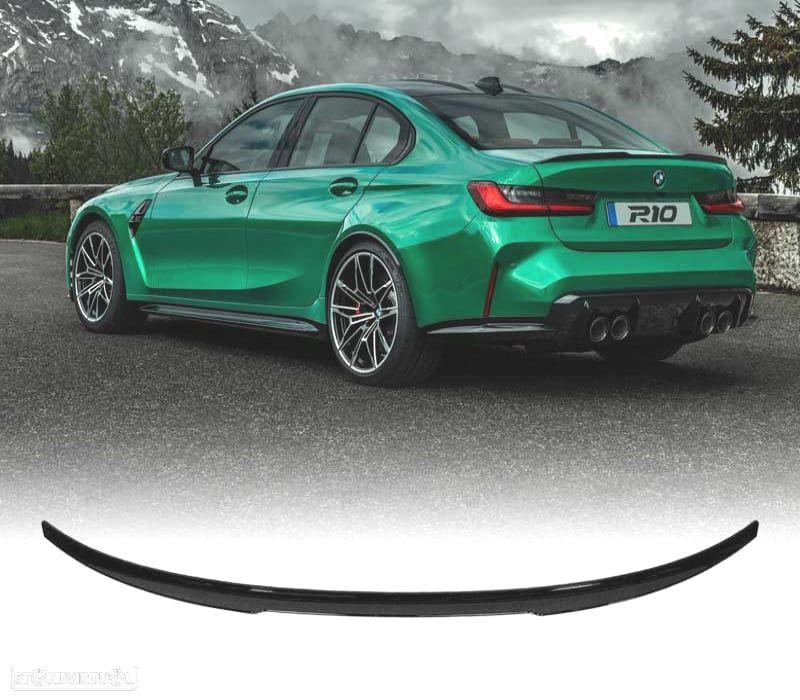 AILERON LIP BMW G20 G28 19-22 LOOK M3 PRETO BRILHANTE - 1