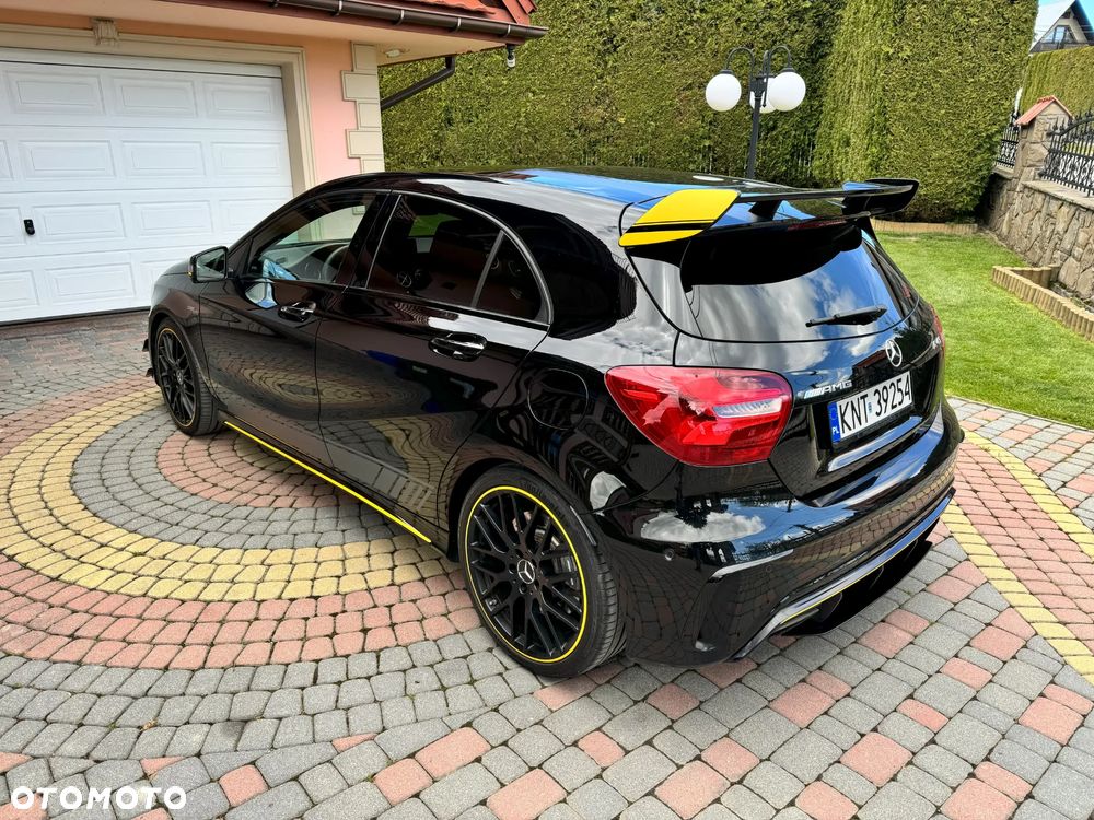 Mercedes-Benz Klasa A AMG 45 4Matic AMG Speedshift 7G-DCT Yellow Night Edition - 9