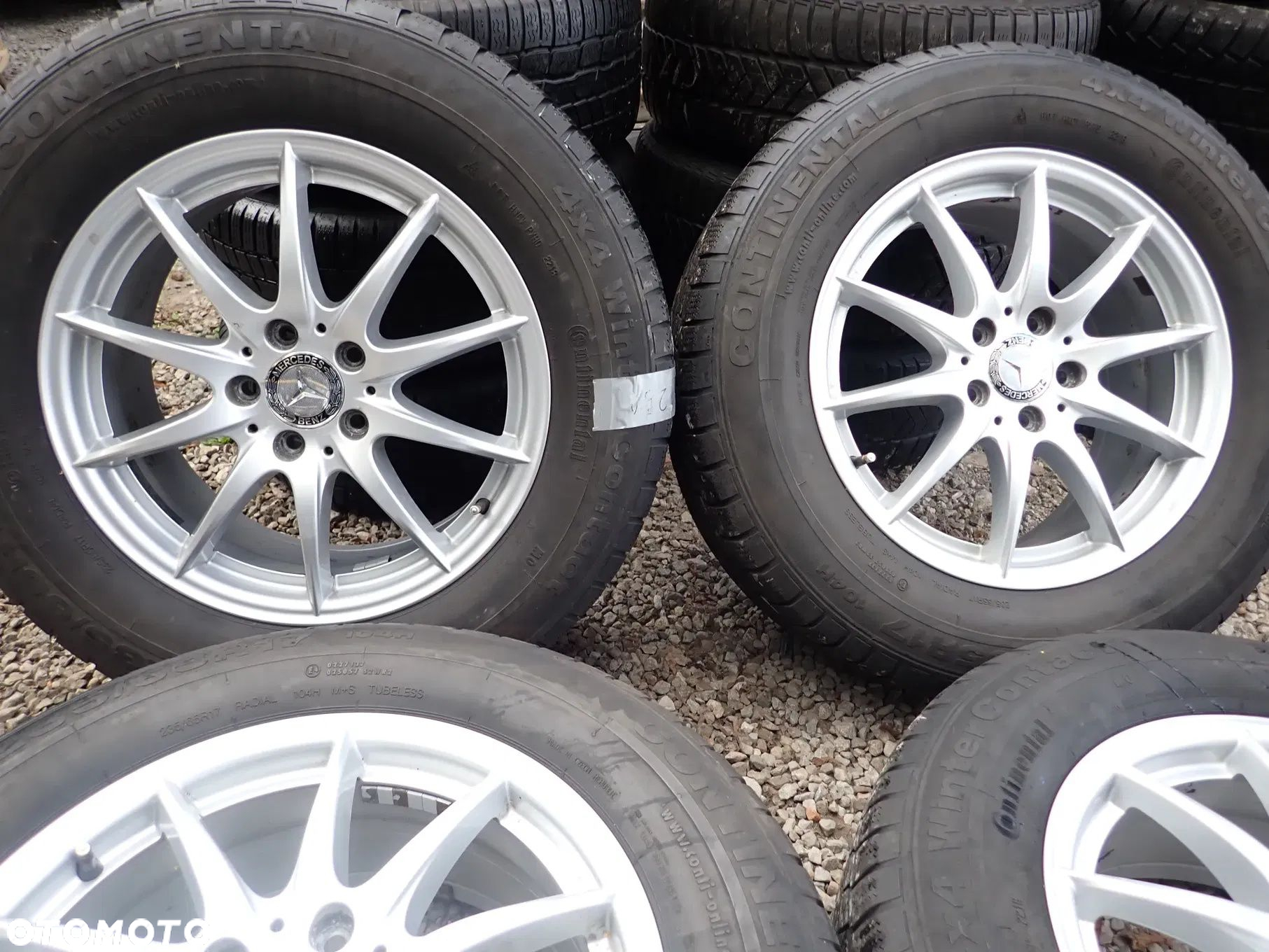 FELGI ALUMINIOWE MERCEDES 7,5JX17 ET 53 5X112 A1664010502 DOSTĘPNE 2 KOMPLETY, 1 Z KOMPLETÓW JEST Z OPONAMI 235/65/17 ZI - 8