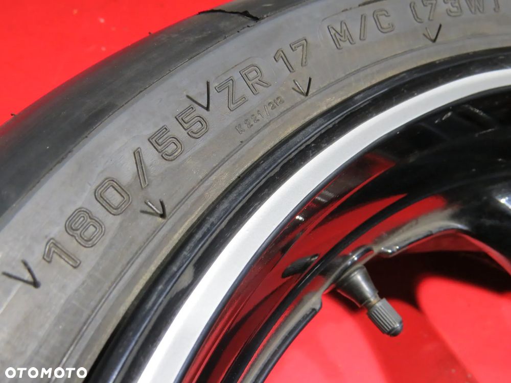 SUZUKI GSR600 GSR 600 K10 09 KOŁO TYŁ TYLNE FELGA OPONA 180/55-17 - 5