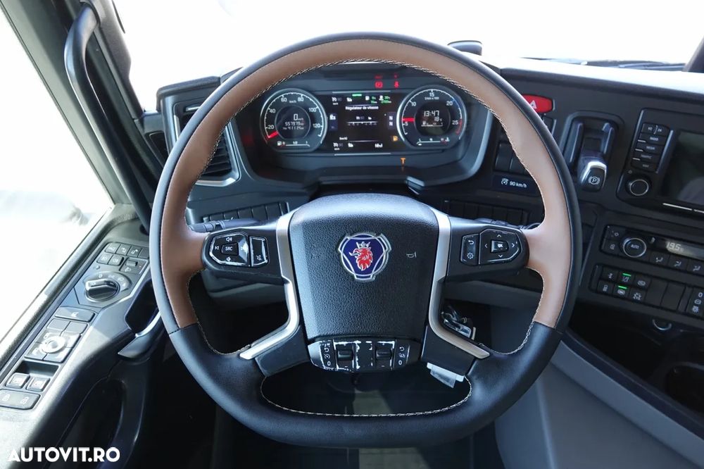 Scania R 450 / RETARDER / LOW CAB / HIDRAULIC / FULL AIRMAIC / ANVELOPE 100% / DUPA CONTRACTUL DE SERVICE - 27