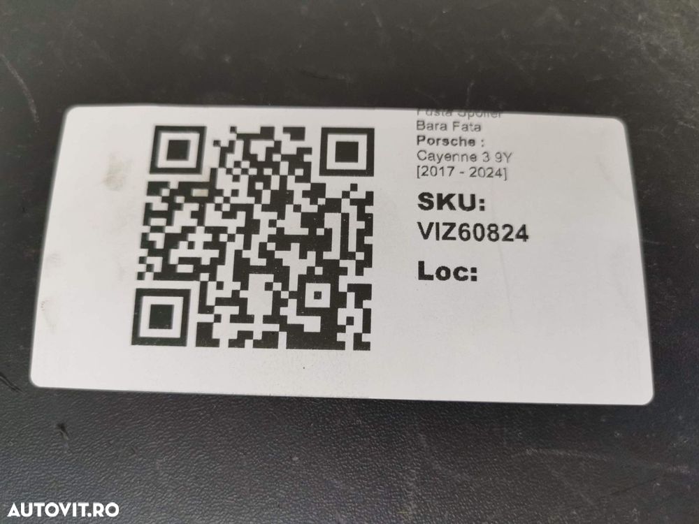 Fusta Spoiler Bara Fata Porsche  Cayenne 3 9Y 2017 2018 2019 2020 2021 - 8