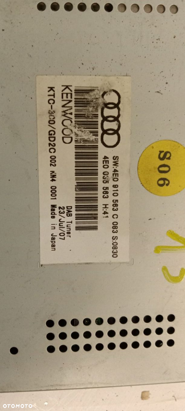 Sterownik radia tuner 4E0910563C AUDI A6 C6 04-08 - 2