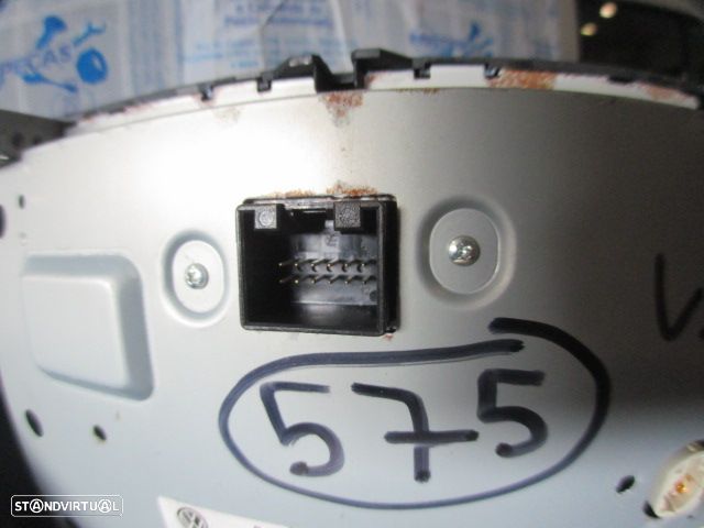 Display Relogio 5G0919605 VW GOLF 7 2013 1.2TSI 105CV 5P PRETO - 5