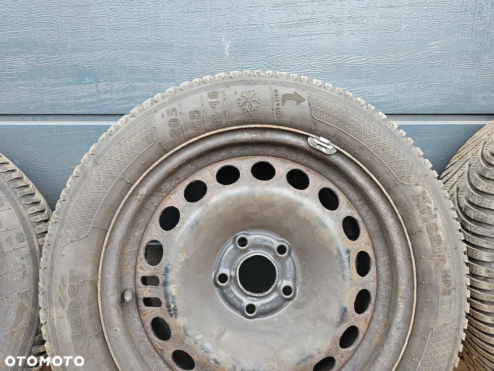 KOŁA FELGI STALOWE OPONY ZIMOWE 205/55 R16 OPEL ASTRA J K MOKKA 5x105 6,5J ET39 - 10
