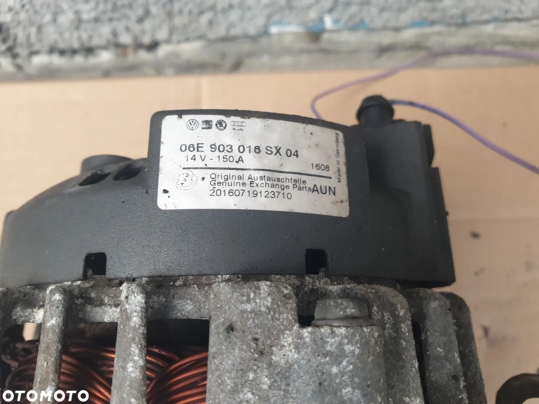 ALTERNATOR 06E903016S AUDI SQ5 Q5 A4 A5 A6 3.O TFSI 3.2TFSI - 2