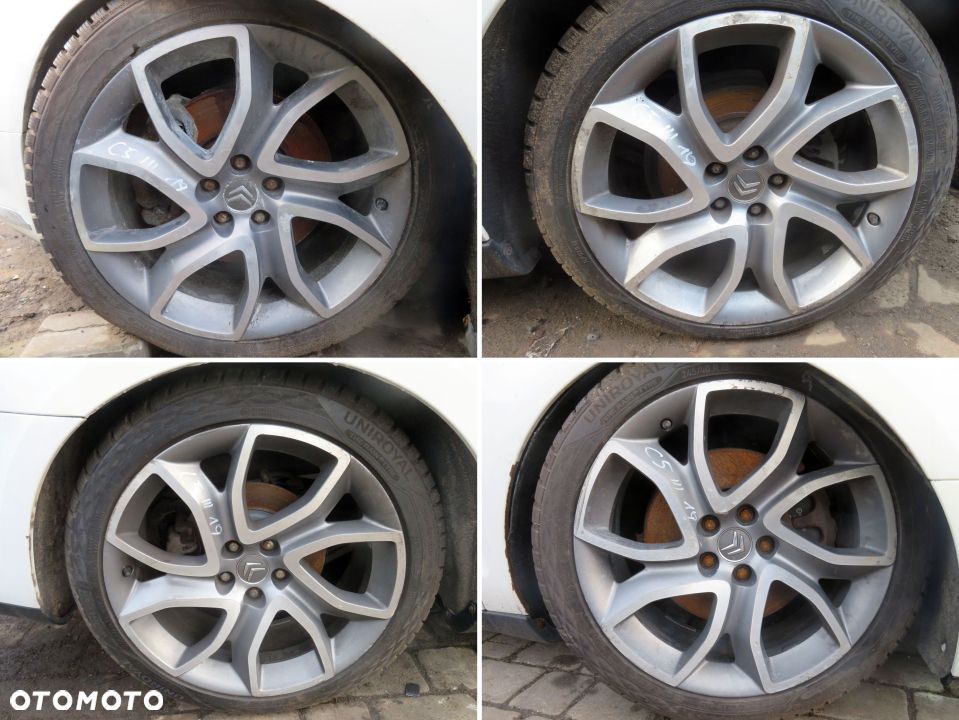 KOŁA FELGI ALUFELGI C5 III X7 OE UNIROYAL 245/40R19 2022 19 5x108 OE CITROEN 2008-2017 - 1