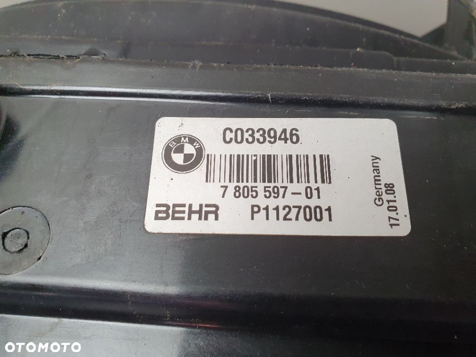 BMW E60 E61 LCI LIFT 2.0D 3.0D KOMPLET CHŁODNIC WENTYLATOR - 6
