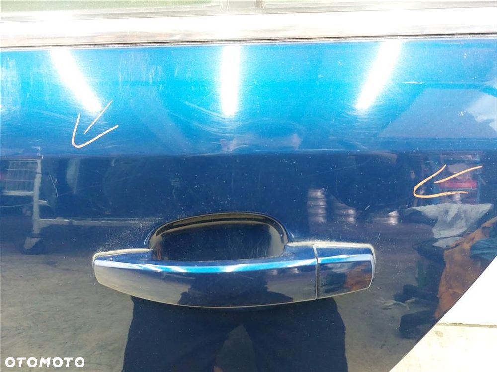 Drzwi tylne lewe tył Opel Vectra C 2002-2008R LAK:Z4CU NIEBIESKIE KOMBI - 5