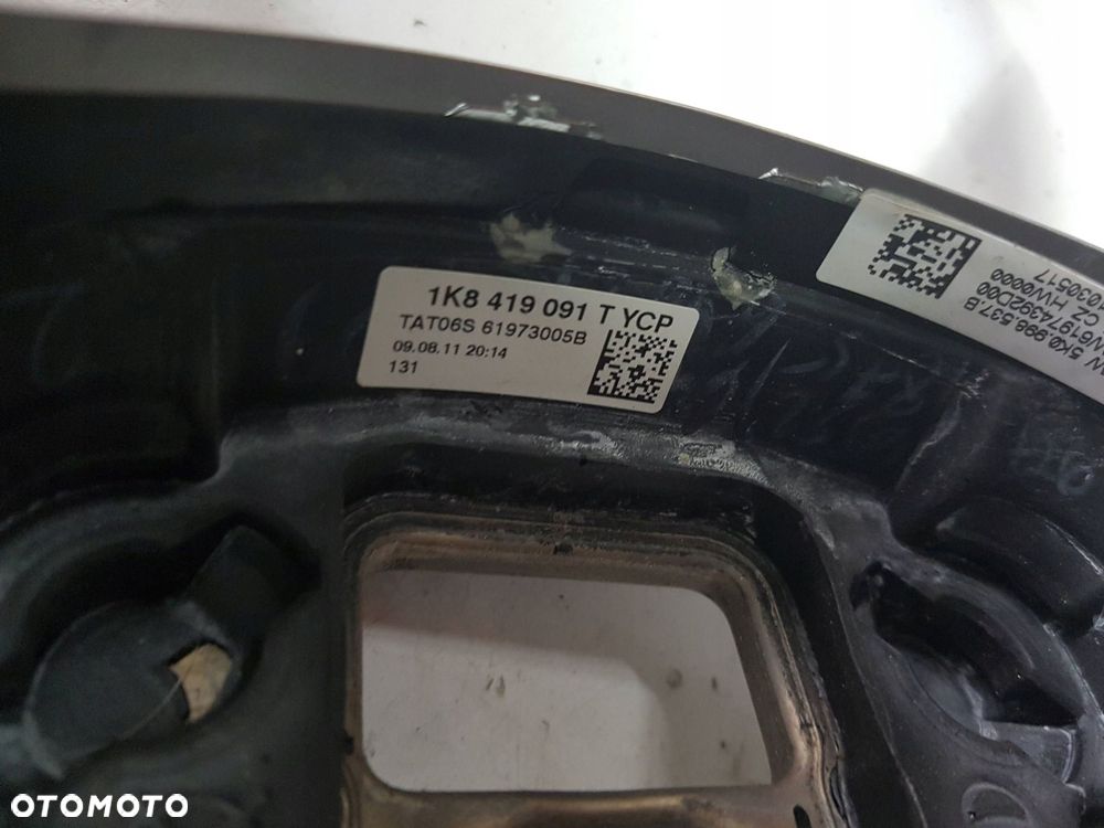 VW SCIROCCO 08-14r KIEROWNICA SKÓRZANA 1K8419091T - 11