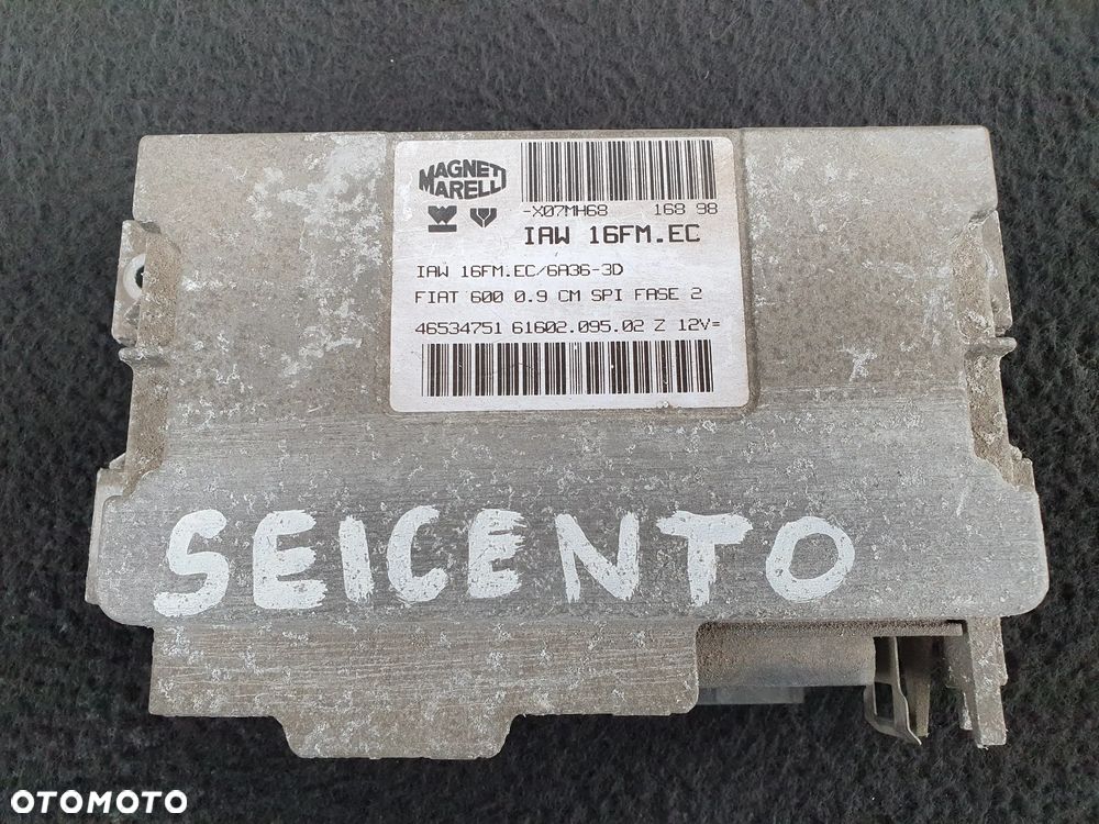 FIAT SEICENTO 900 0.9 ECU STEROWNIK SILNIKA KOMPUTER 46534751 - 1