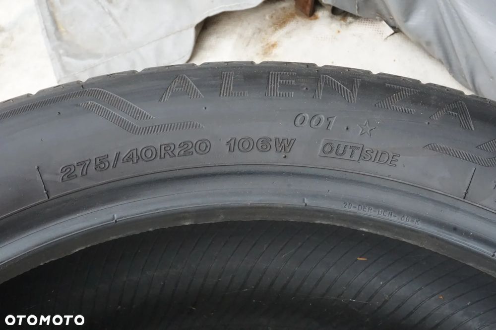 275 40 20 Bridgestone alenza RSC - 8