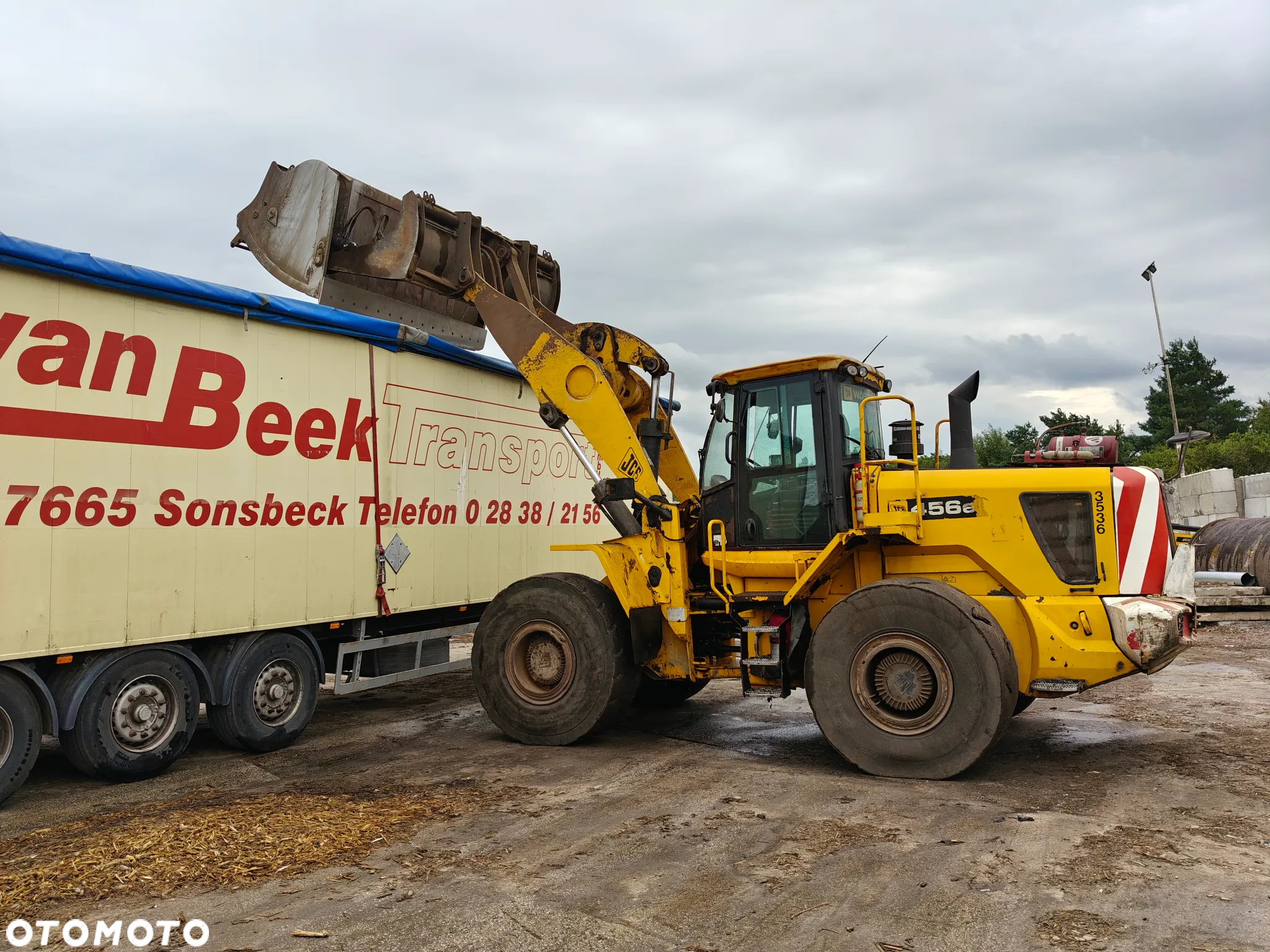 ŁADOWARKA CZOŁOWA KOŁOWA PRZEGUBOWA JCB 456 E 2009 Łyżka Wysokiego Wysypu - 5