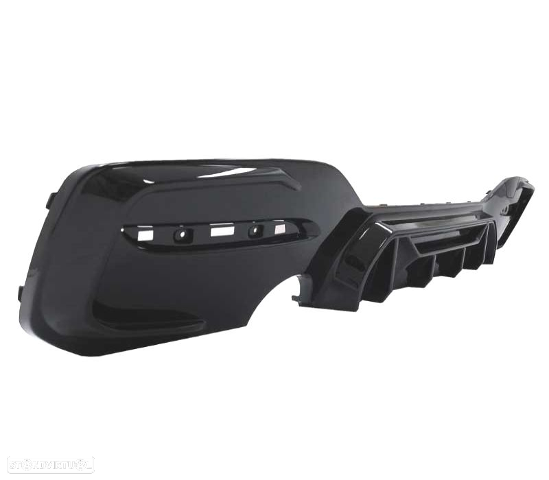 DIFUSOR BMW F20 LCI 15-19 LOOK M COMPETITION PRETO BRILHANTE - 2