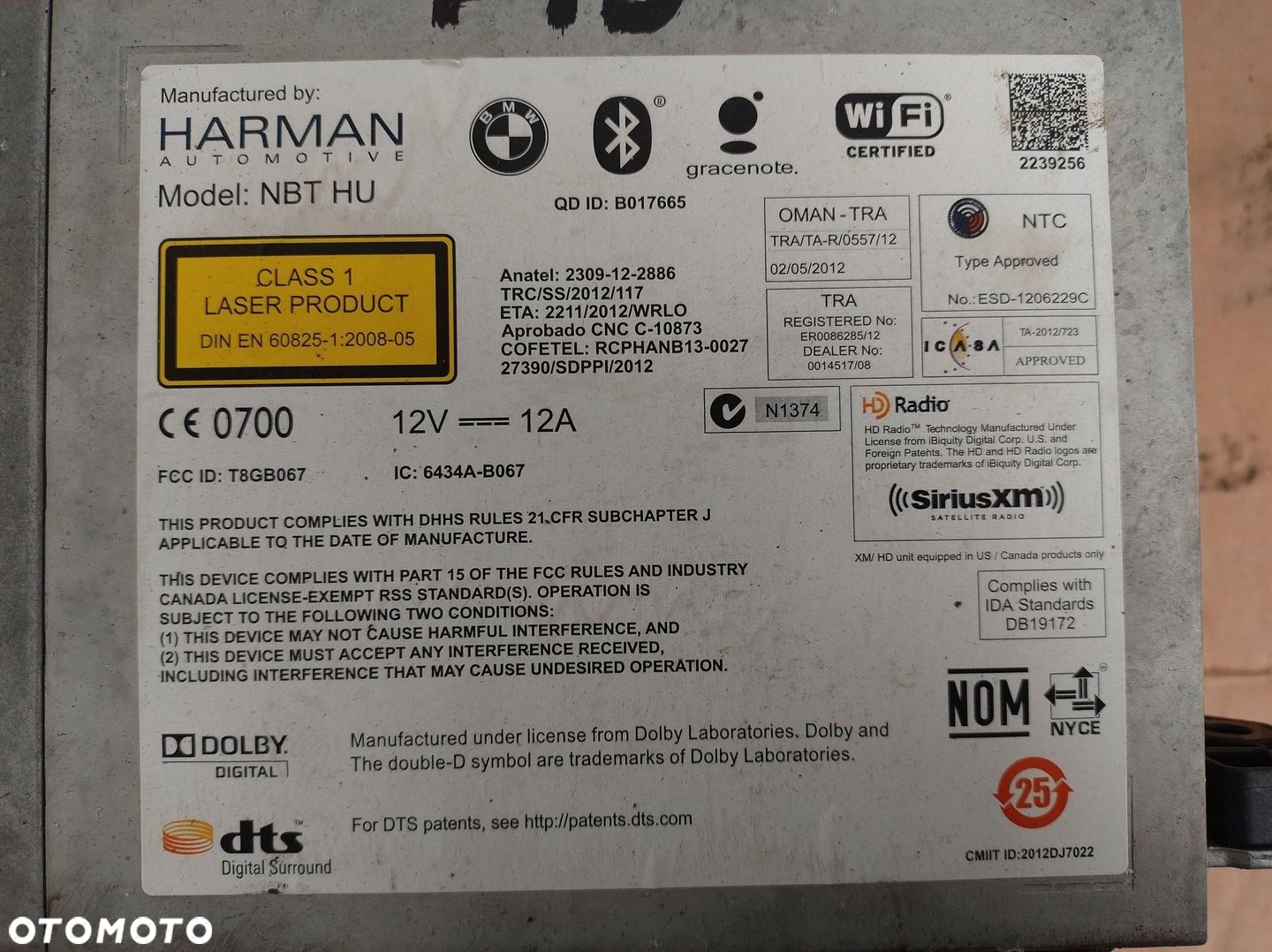 BMW 5 F10 F11 2014-2017 Radio nawigacja - 3