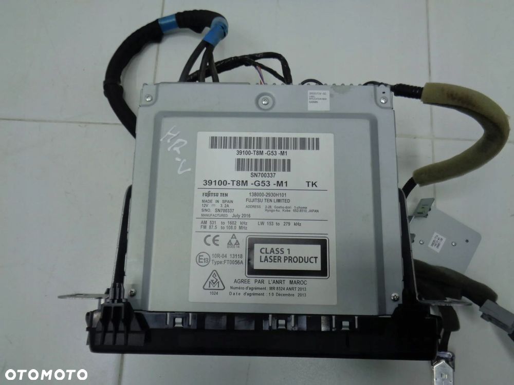 honda hr-v ii hrv ii radio nawigacja 39100-t8m-g53-m1 - 3