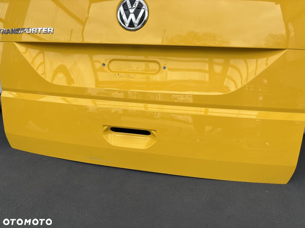 VW T6 TRASPORTER 16- KLAPA TYŁ TYLNA ŻÓŁTA PEŁNA BLACHA 7E0827105C - 4