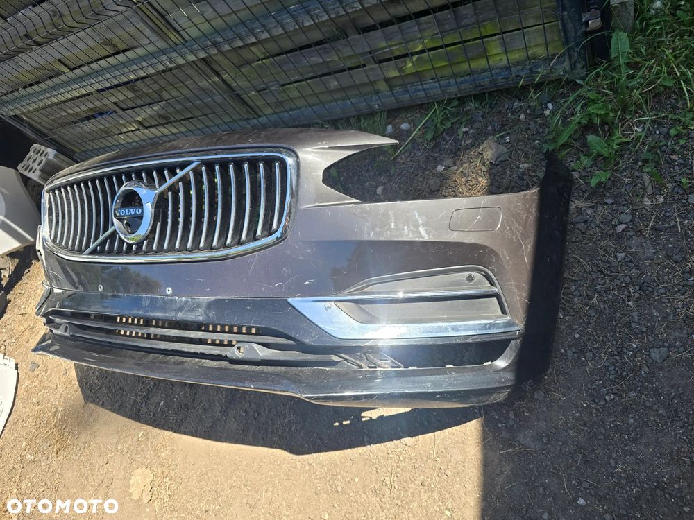 Volvo v90 s90 inscription  zderzak przód grill kratki - 3