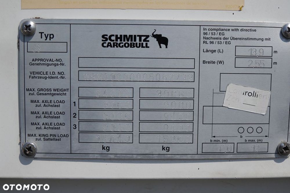 Schmitz Cargobull IZOTERMA / STANDARD / DOPPELSTOCK / RAMA OCYNK / OSIE SCHMITZ - 26