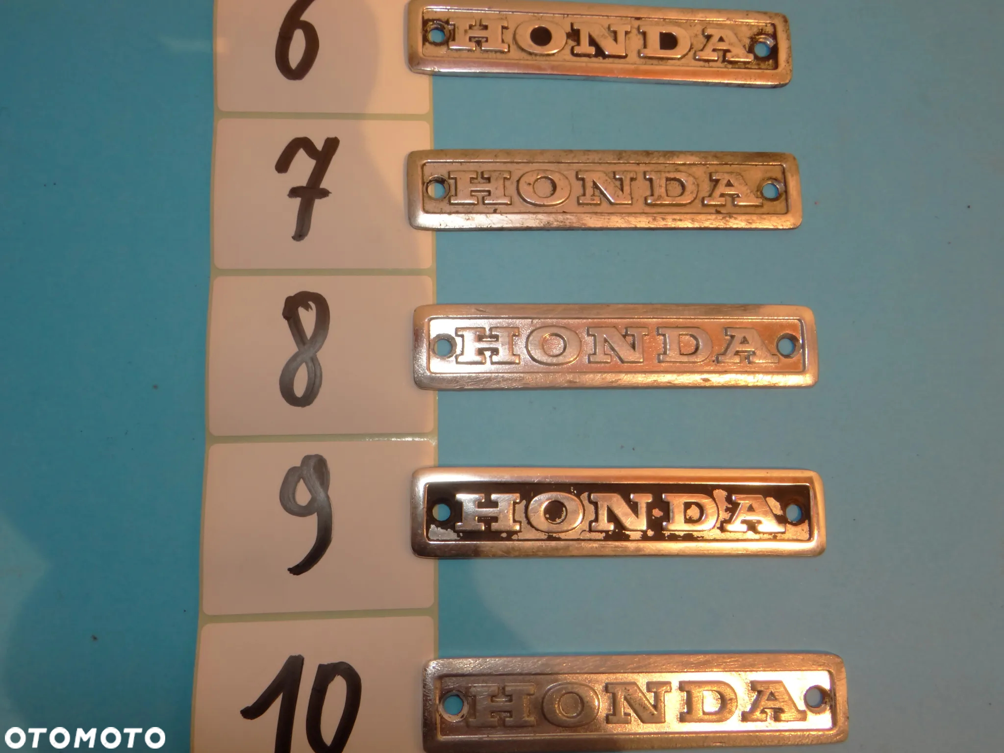 H038 HONDA CX 500 EMBLEMAT ZNACZEK SILNIKA - 7