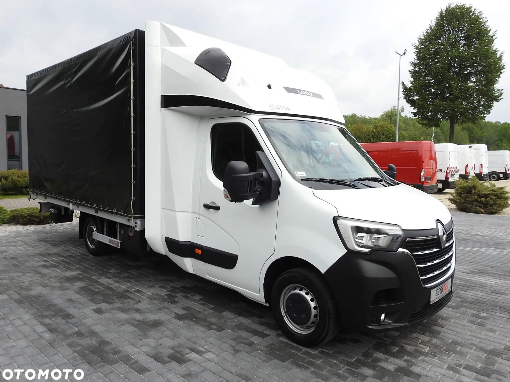 Renault MASTER PLANDEKA 10 PALET WEBASTO TEMPOMAT KLIMATYZACJA LEDY 165KM [ 363110 ] - 5