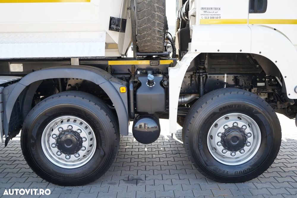 MAN TGS 41.460 / 8x8 / BASCULANTE SPATE / MANUAL / KH-KIPPER / EURO 6 / 2019 / CONTRACTUL DE SERVICE - 19