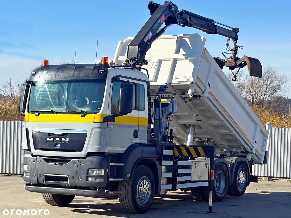 MAN TGS 28.320 *WYWROTKA 5,05 m * HMF 1500 - K2 * STAN BDB - 2