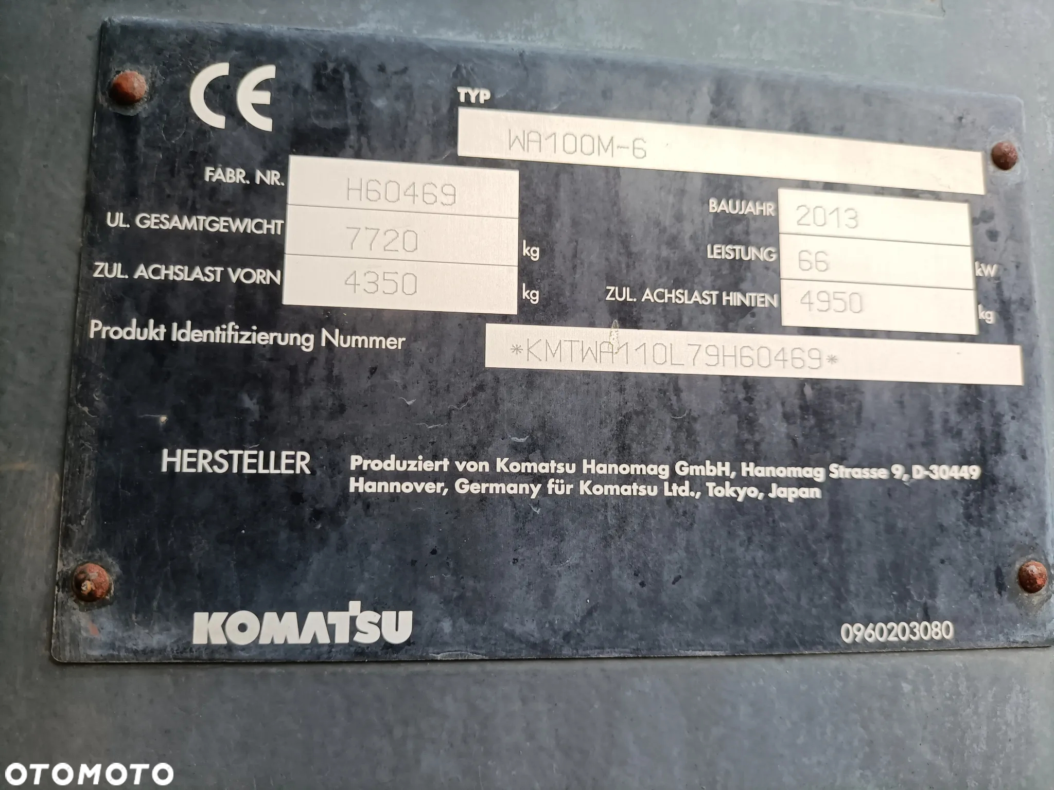Komatsu WA 100M 6 - 7