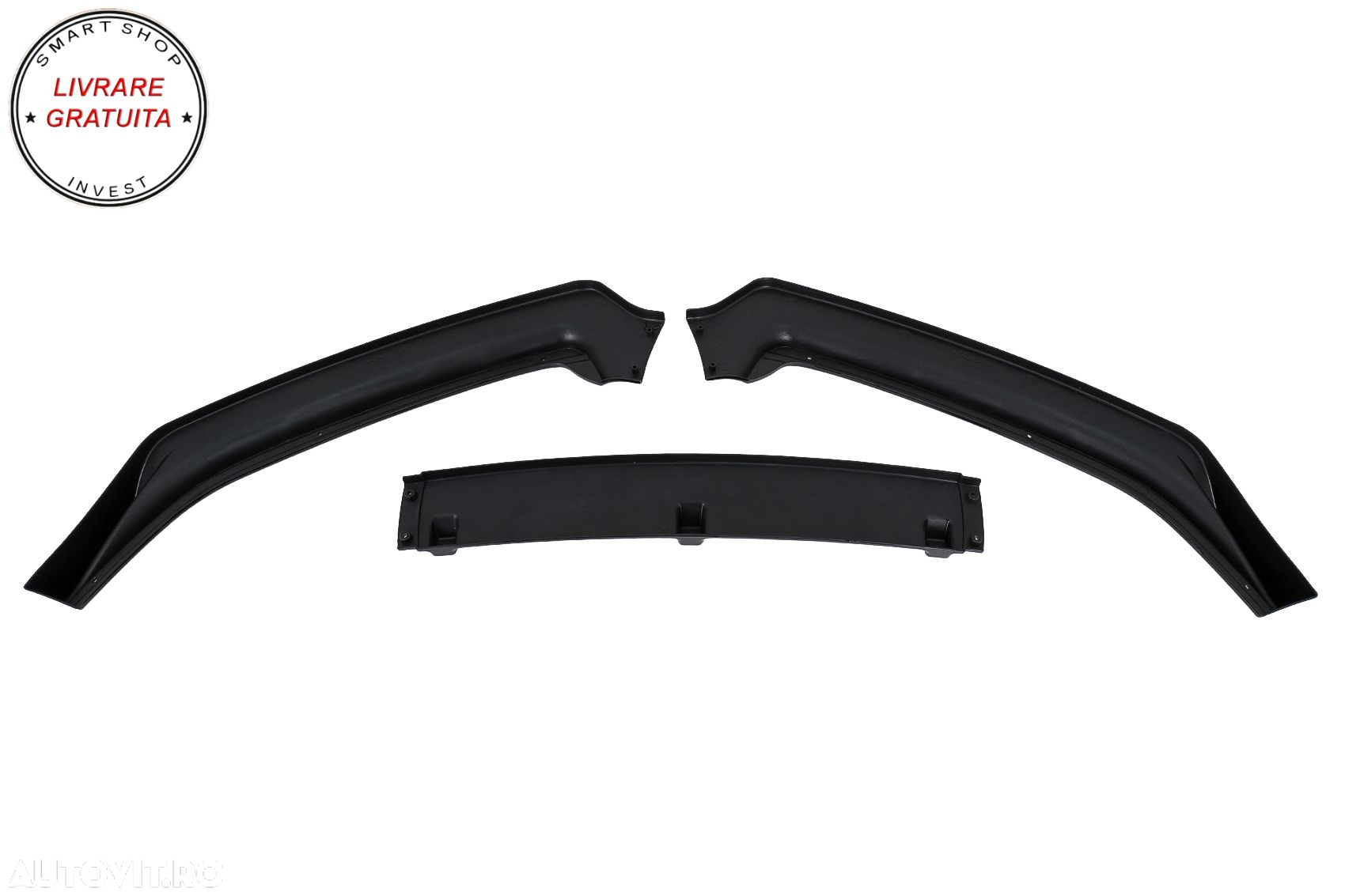 Prelungire Bara Fata VW Polo 6R 6C Facelift (2009-2017) Negru Lucios- livrare gratuita - 8