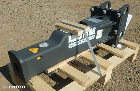 Młot wyburzeniowy hydrauliczny MUSTANG HAMMER HM100 koparka 1-2,5 tony - 2