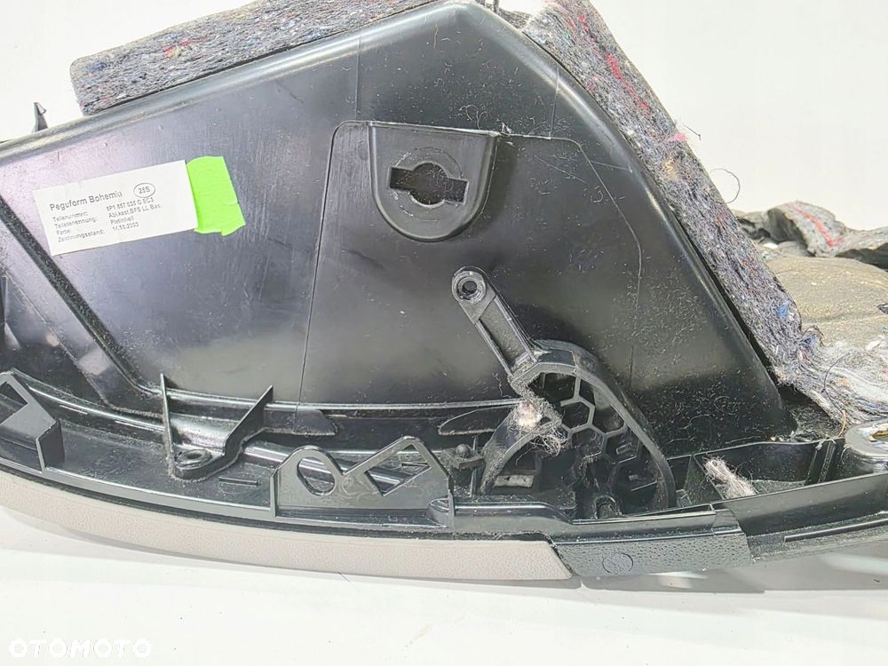SCHOWEK PASAŻERA AUDI A3 8P LIFT 8P1857035G EC3 SZARY - 7