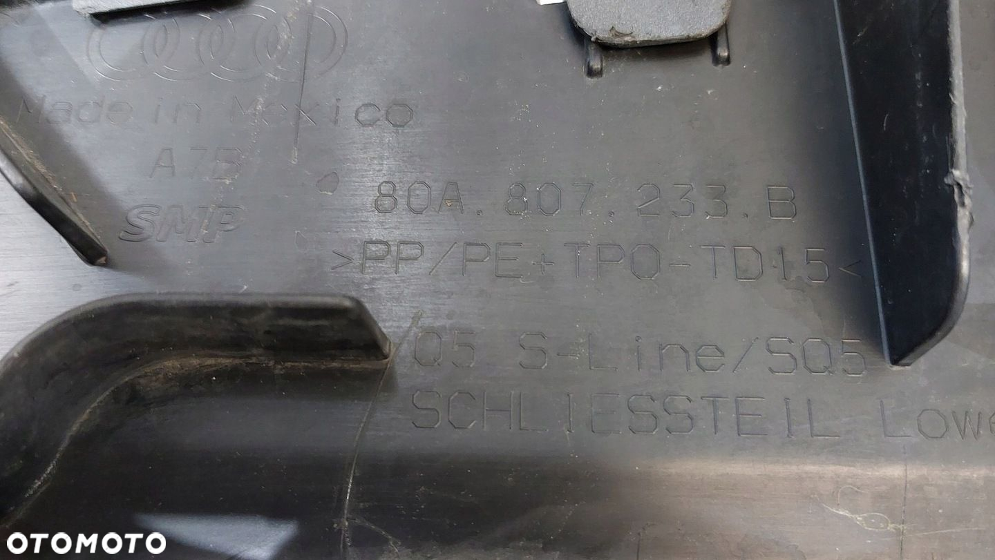 ZDERZAK PRZÓD NAROŻNIK PRAWY AUDI Q5 II SQ5 16r S-LINE 80A807438E - 8