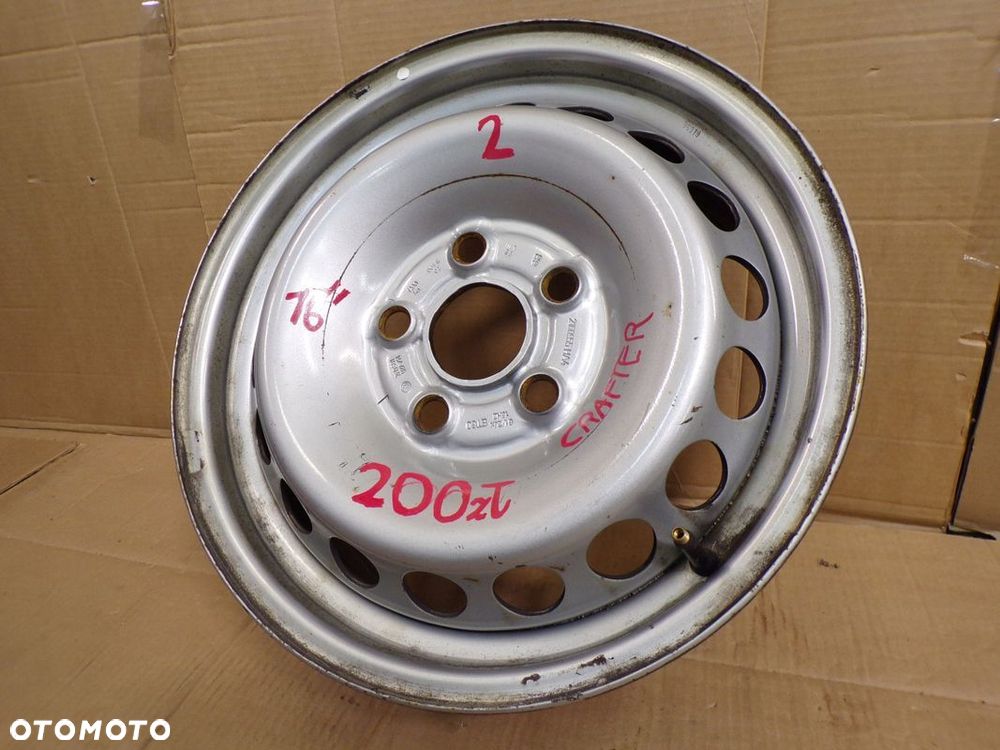 VW CRAFTER MAN 16- ORYGINALNA FELGA 16 " 2N0601027H - 1