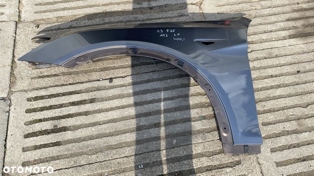 BŁOTNIK LEWY PRZÓD BMW X3 F25 KOLOR A52 - 1