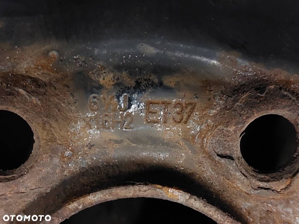 FELGA STALOWA 1 SZT 5x110 6,5Jx16 ET37 FI65,1 OPEL VECTRA ZAFIRA ASTRA - 5