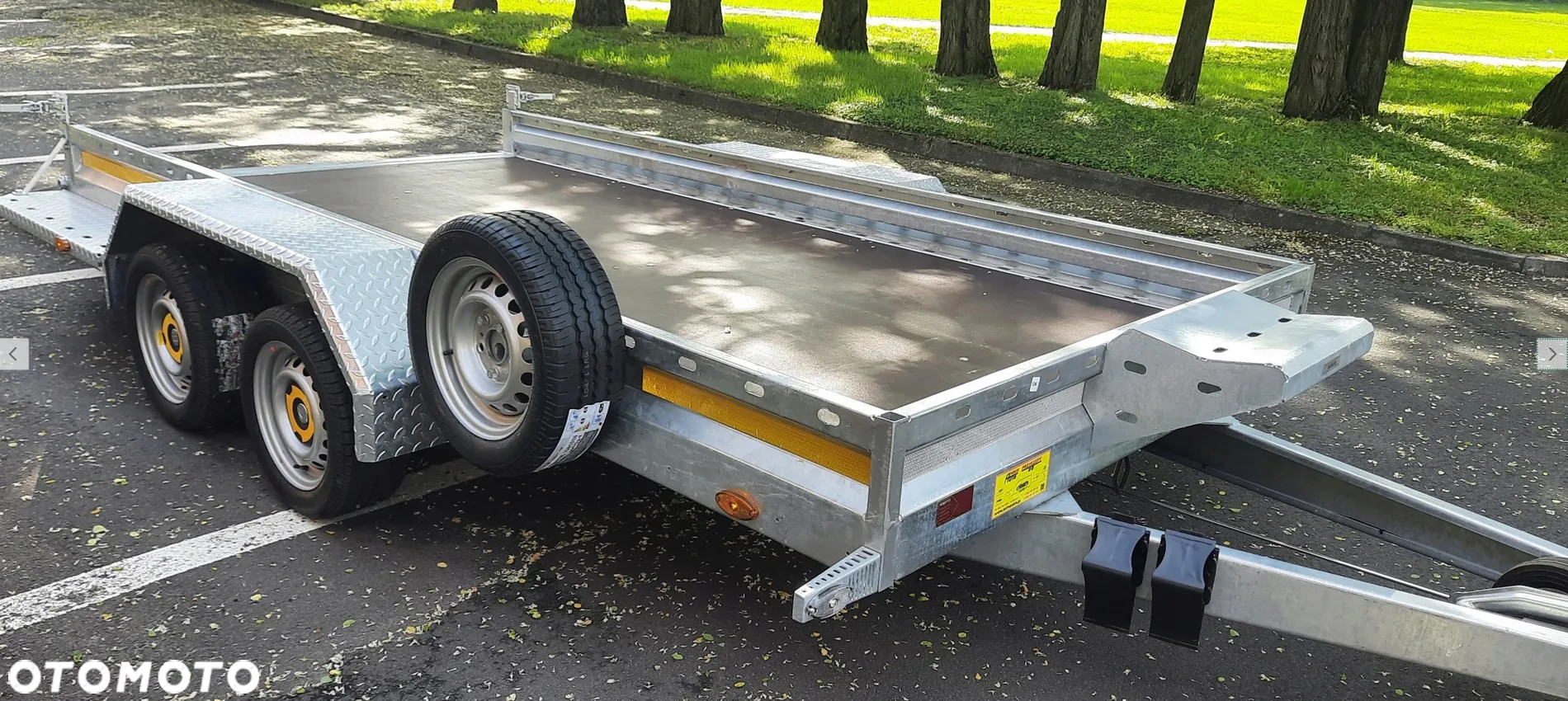 Wark 35/31 Przyczepa Podkoparkowa 370X180 CM, DMC 3500 KG z najazdami aluminiowymi - 5