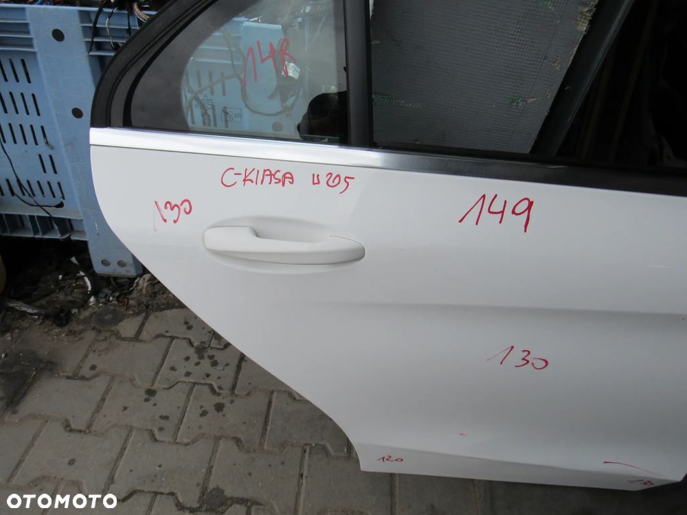 mercedes w205 c klasa tył lewe prawe drzwi sedan149 - 6