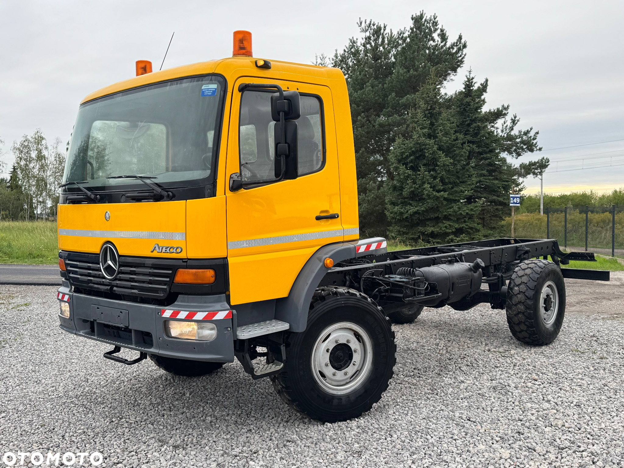 Mercedes-Benz Atego 918 4x4 blokady biegi terenowe - 2
