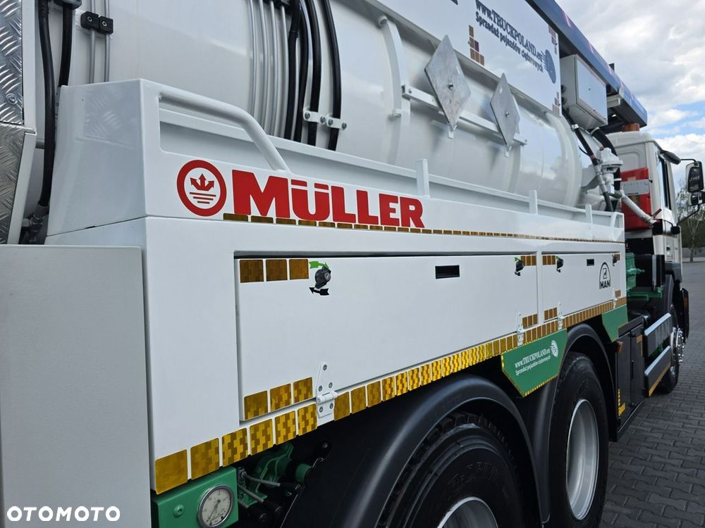MAN 6x4 WUKO MULLER CANALMASTER KOMBI DO CZYSZCZENIA KANAŁÓW - 29