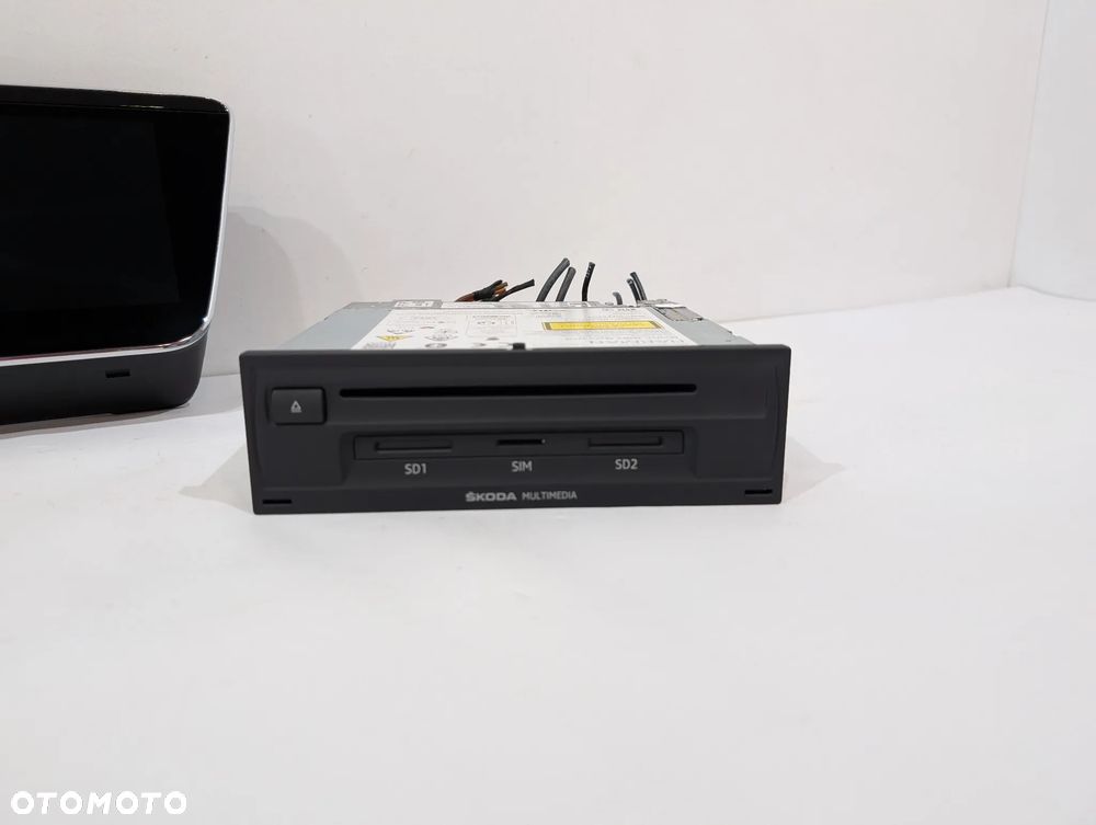 SKODA SUPERB III RADIO NAWIGACJA WYŚWIETLACZ 3V0919606D 565035021C - 6