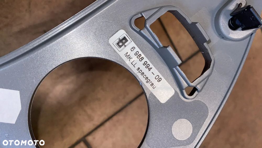 RAMKA OSŁONA DEKOR TUNELU ŚRODKOWEGO BMW E60 E61 6988994 - 5