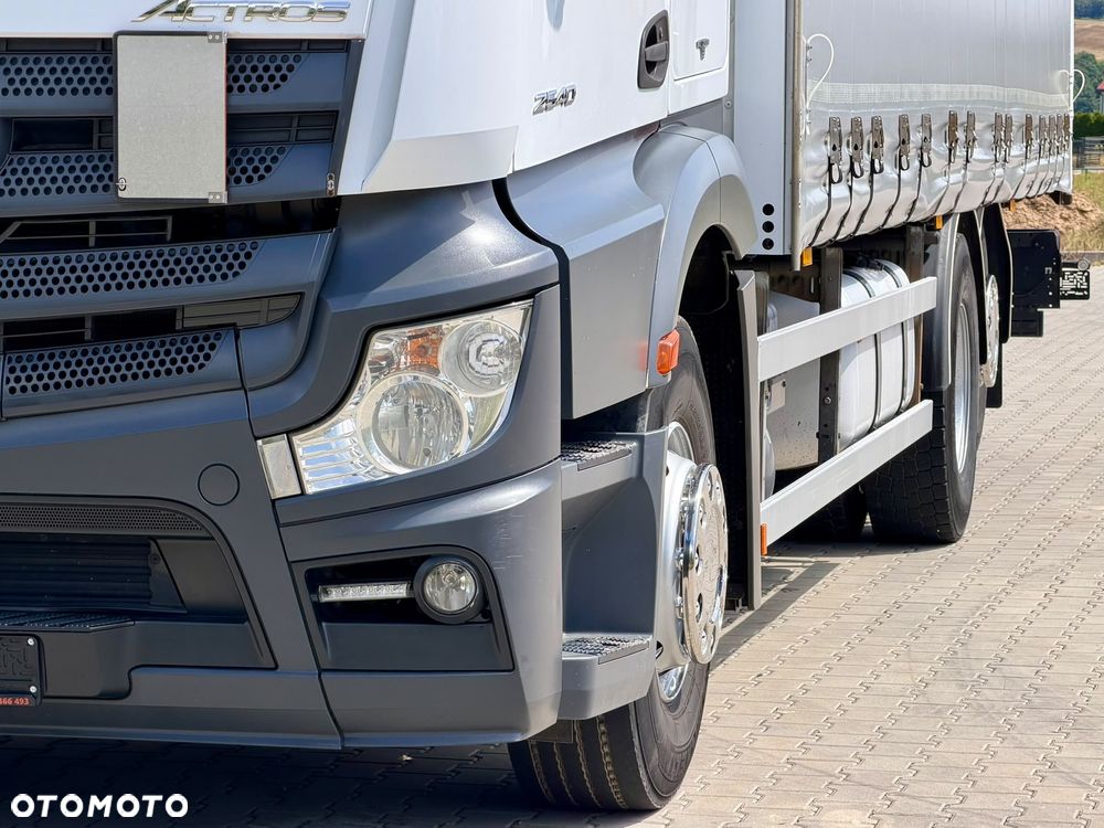 Mercedes-Benz ACTROS 2540 / FIRANKA / WINDA / 20 EUROPALET / OŚ PODNOSZONA / AUTOMAT / E6 / 2018 ROK / NISKI PRZEBIEG / SPROWADZONY - 18