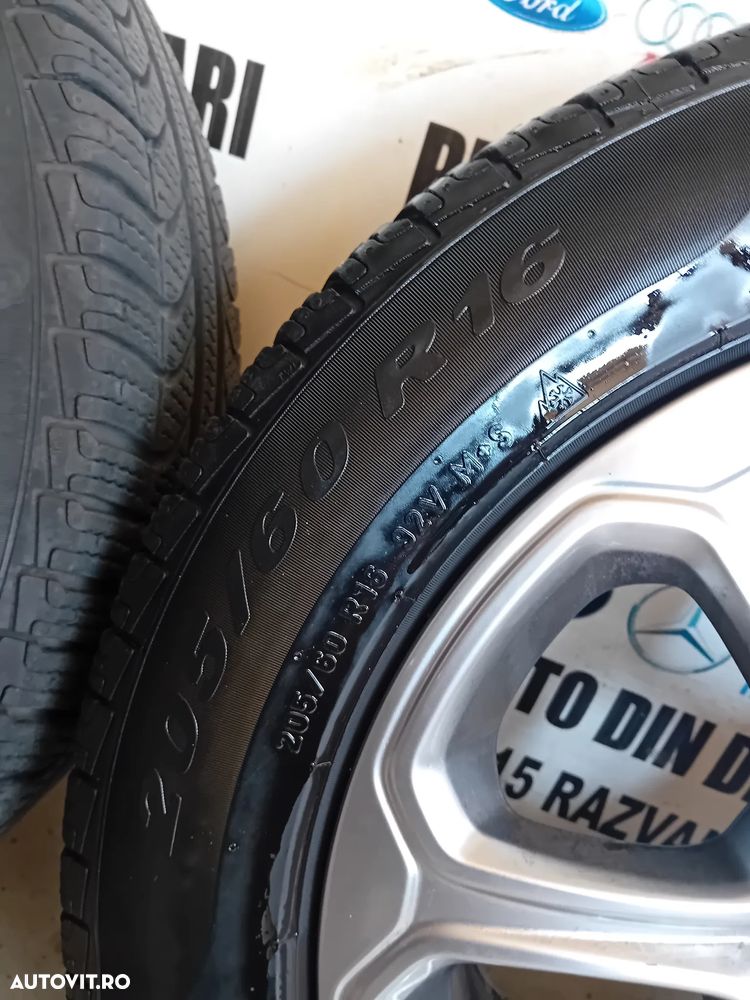 Jante Aliaj Ford Ecosport R16 205/60R16 4x108 Anvelope Pirelli M+S Dot 1523 In Stare Foarte Buna - 7