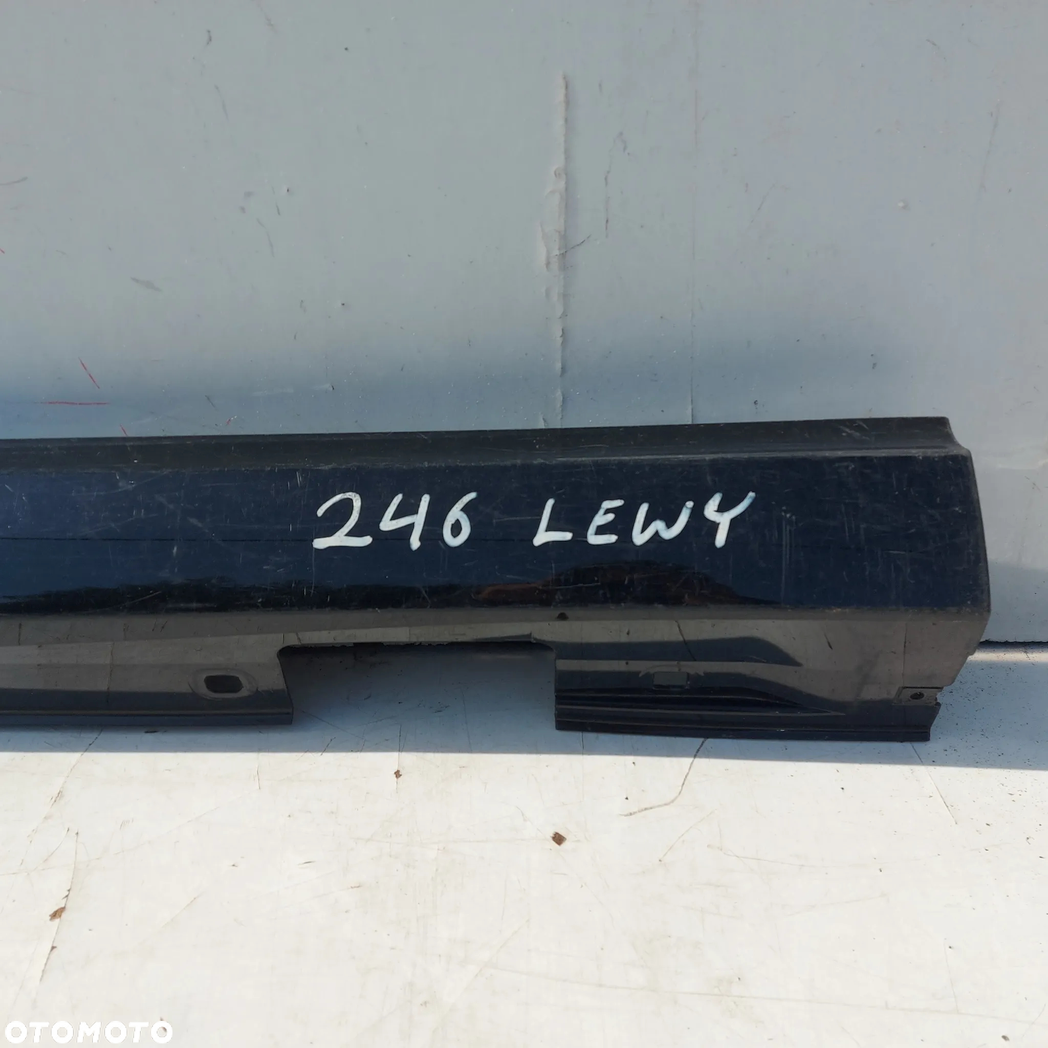 LISTWA PROGOWA NAKLADKA LEWA MERCEDES A W176 B W246 CLA W117 2466901340 ORYGINAL DEMONTAZ - 2