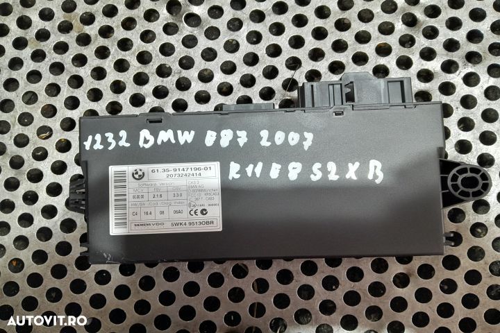 Calculator / Modul confort 9147196 9147196 BMW Seria 1 E81/E82/E87/E8 - 1